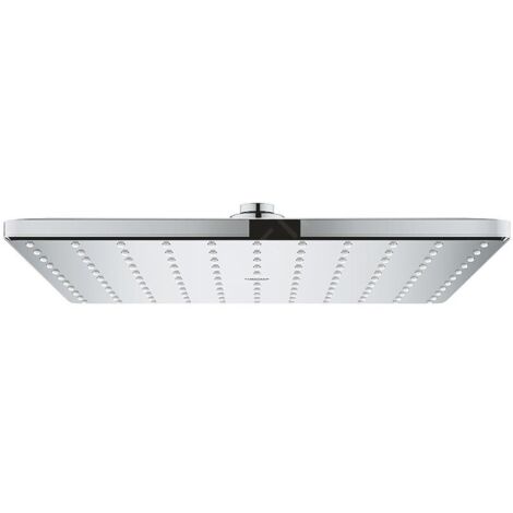 Douche de tête 310 Mono 310 mm – Jet GROHE PureRain – Chrome – Laiton – Limiteur de débit – 26570000