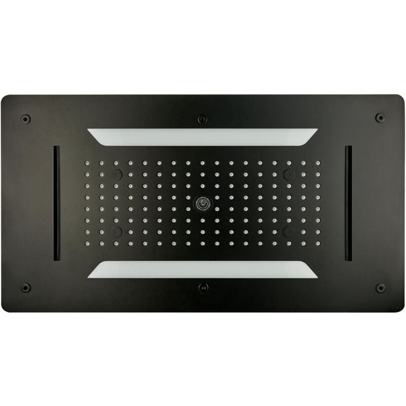 Douche de tête encastrable au plafond xxl- DPG5030 - 70 x 38 cm - noir - Bernstein