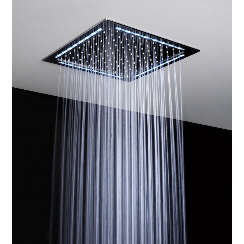 Pomme de tête Rain Light Quadro lumière blanche