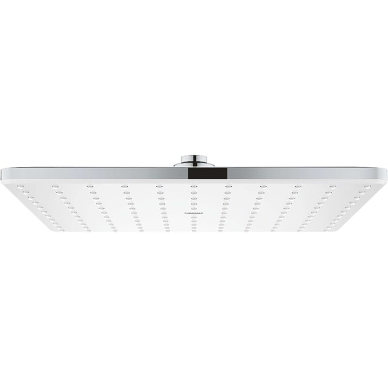 Grohe - Rainshower - Douche de tête 310 Mono Cube, 1 jet, blanc lunaire 26567LS0
