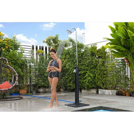 Douche d'extérieur Solar Flow Noir 8 L Bestway