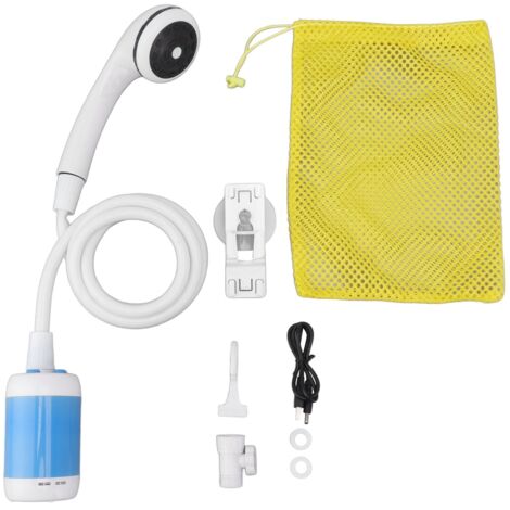 Douche portable, artefact de bain de dortoir extérieur, douche électrique rechargeable, portable, douche de camping, douche auto-amorçante simple, douche pour animaux de compagnie