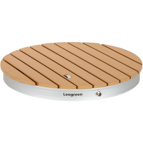 Douche extérieure réglable jusqu'à 4m – Aluminium anodisé et base WPC – Résistante aux UV et aux intempéries – Installation facile – Leogreen