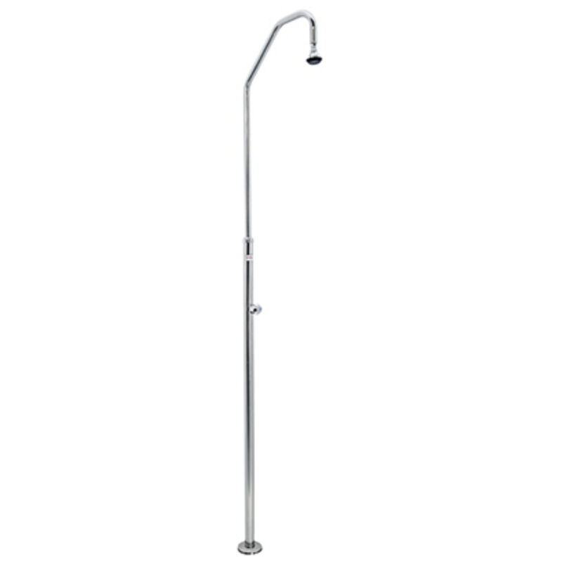 Douche de piscine en inox 1 bras 43mm 500070