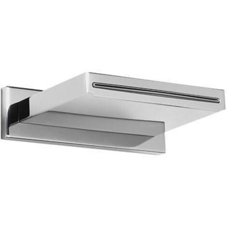 Douche murale acier inoxydable avec bec cascade 152x200 mm - TRES 29990304