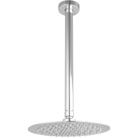 Douche Plafonnier PaulGurkes 20 cm avec bras de plafond rond