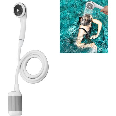 Douche portable électrique pour camping lavage auto douche d'animaux