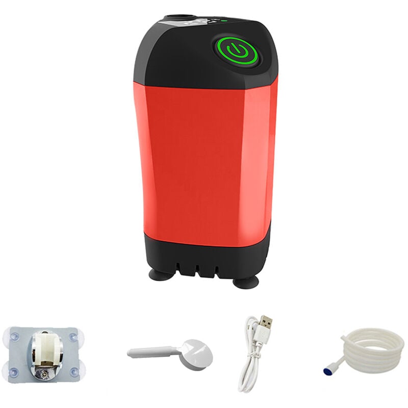 Douche portable pour camping, pompe de douche électrique IPX7 étanche avec affichage numérique pour camping, randonnée, voyage, plage, arrosage des