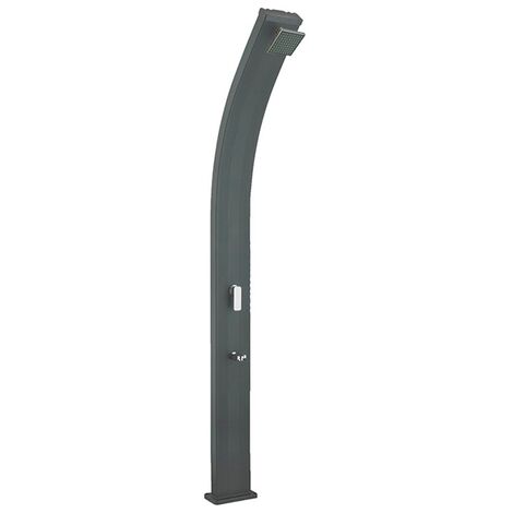 DOUCHE SOLAIRE COURBEE Alu BLACK 30L
