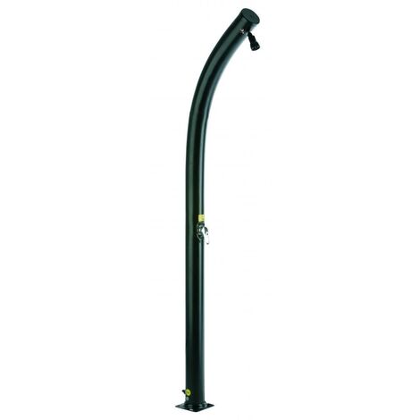 Douche solaire courbée noire en PVC 25 litres AR10250 Gre