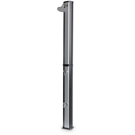 Douche solaire d'extérieur Aquae pour piscine, avec mitigeur, robinet et réservoir de 35L