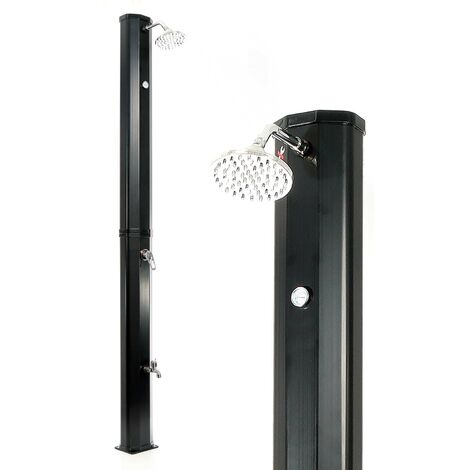 Douche solaire Douche de jardin Piscine Douche Noire Camping 35 litres