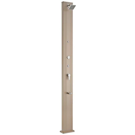 DOUCHE SOLAIRE DROITE Alu 28L Champagne