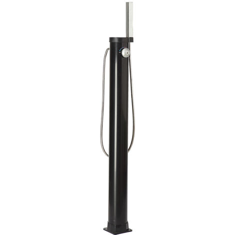 Douche solaire droite pvc noir 9 l