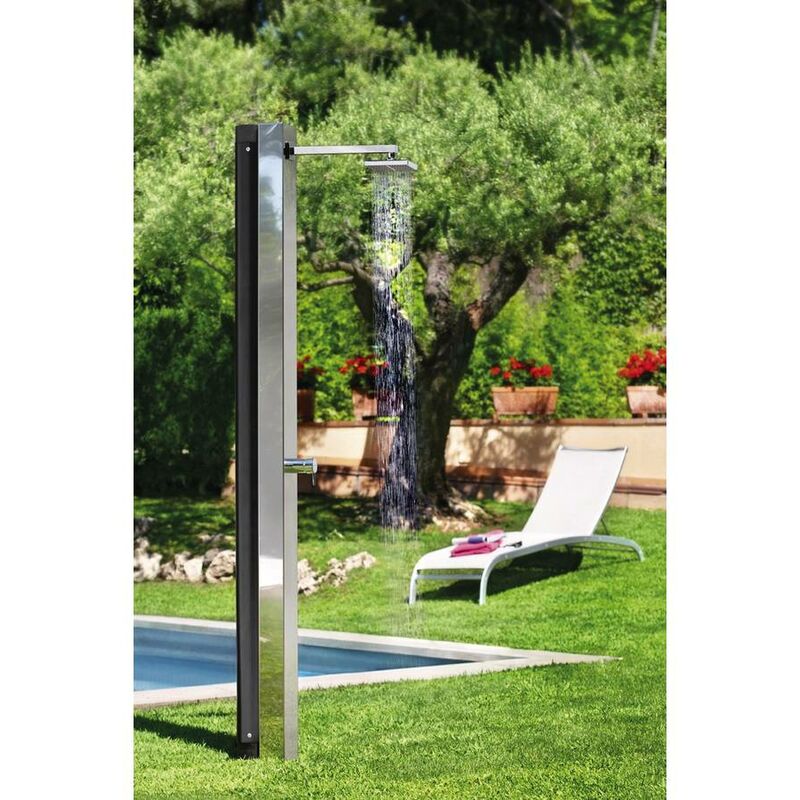 Habitat Et Jardin - Douche solaire piscine 'Niagara' - 30 l - H.215.7 cm - Acier