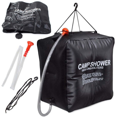 Douche solaire terrain de camping touristique 40l