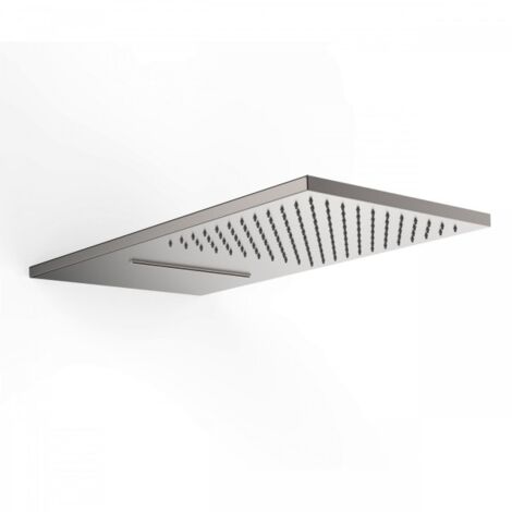 Douches murales acier inoxydable anticalcaire 2 types de jet (Pluie/Cascade). 2 - TRES 29990301AC