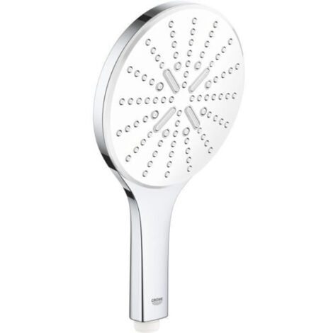 Douchette 3 jets - GROHE - Vitalio SmartActive 150 - Surface de jet blanche - Economie d'eau - Chromé