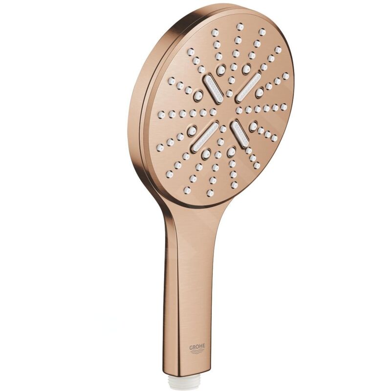 Rainshower SmartActive - Douche de tête 130 9,5 l/min, 3 jets, Warm Sunset brossé 26574DL0 - Grohe