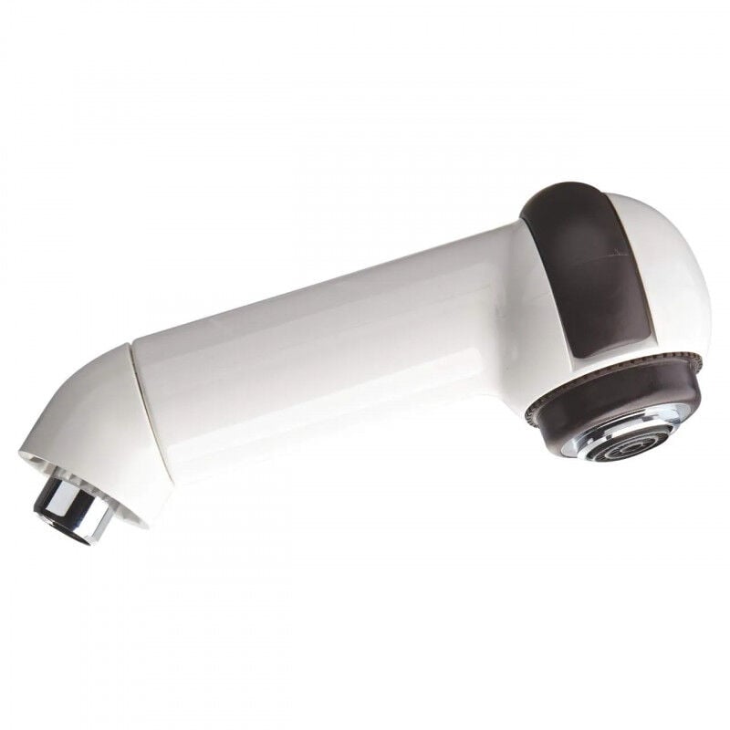 Grohe - Douchette coiffeur blanche extractible.