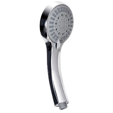 Douchette a' main 5 jets mode'le Sassari en ABS finition chrome'e pour baignoire-douche   99,5 mm anticalcaire