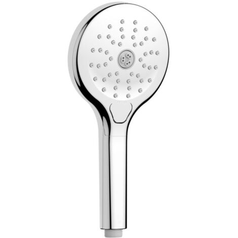 Douchette à main AquaCraft 110 11010103-00 120 mm ronde, 3 jets, 6 l/min, chromée