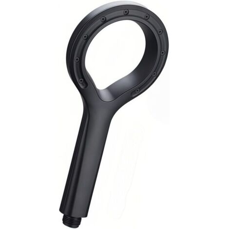 Douchette à main avec brumisateur fin, douche simple Star Ring (noire)