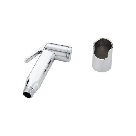 Douchette a' main d'arret en ABS chrome' avec support mural pour accessoire de toilette de salle de bain