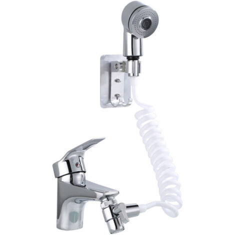 Douchette à main, évier, tuyau de douche, rallonge de pulvérisateur, douche