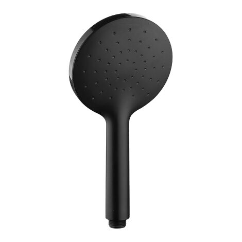 Douchette a' main monojet mode'le Scicli en finition noir mat   122 mm longueur 248 mm pour baignoire-douche anticalcaire