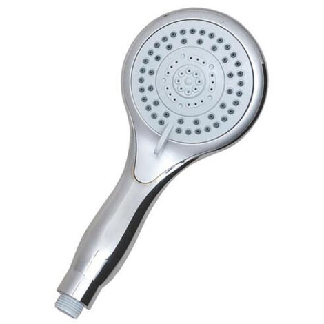 Douchette ABS anticalcaire ronde 5 jets Ø110 mm chromée - Somatherm