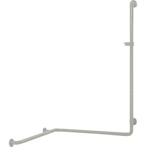 Douchette avec barre de douche couleur : blanc 19 763x763x1158mm/fixation incluse
