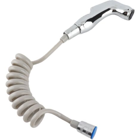 Douchette bidet portable en ABS — Avec flexible spiralé en PU — Raccord G1/2" BSP