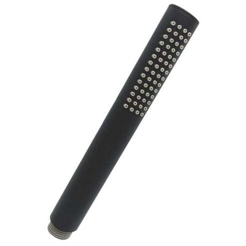 Somatherm - Douchette carrée monojet anticalcaire abs noir - rolf