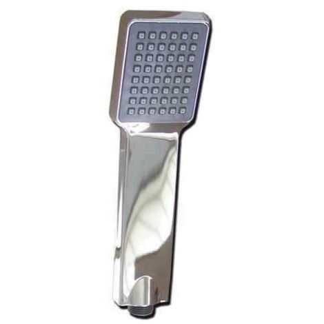 Douchette carrée raccord mâle 1/2" pour caravane et camping-car
