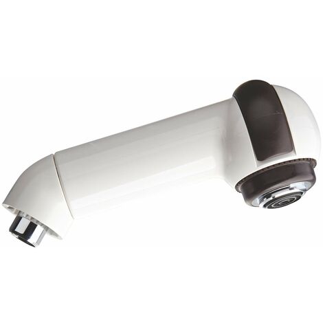 Douchette coiffeur blanche extractible. Grohe