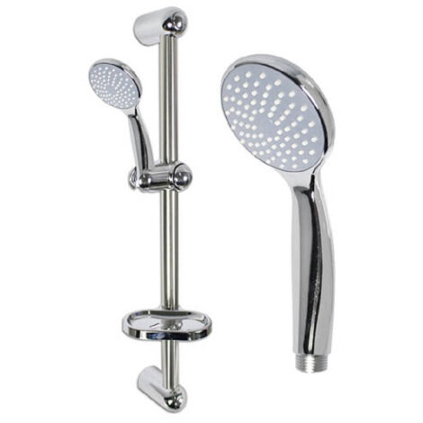 Douchette De Salle De Bain Sur Rail Coulissant Douchette Multi-jets Avec Porte-savon 69131