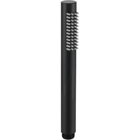 Douchette Douche Salle De Bain En Acier Inoxydable 304 Ronde Douchette Douche Haute Pression Avec 48 Jets Anti-Calcaire En Silicone Pommeau Douches, Noir
