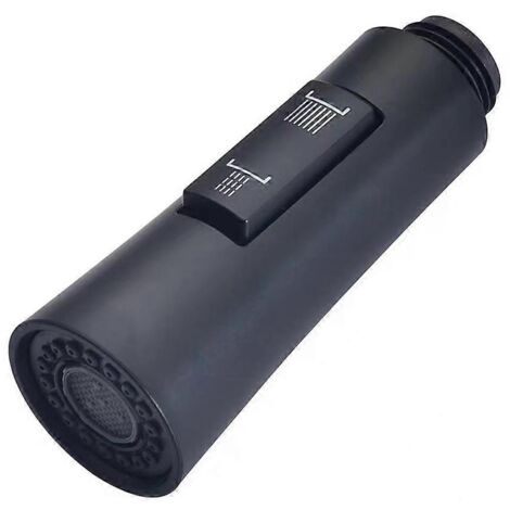 Douchette extensible pour une cuisine élégante. Matériau : ABS. Raccordement : G1/2. Coloris disponibles : Argent/Noir/AquaForge