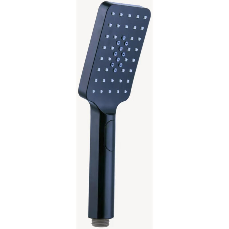 Douchette à main rectangle à deux jets - Noir
