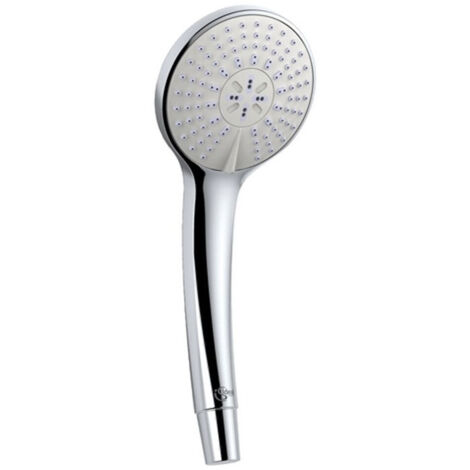 Douchette fonctionnelle IDEALRAIN M d : 100 mm M3, 3 types de jets : pluie, averse, ma chrome IDEAL STANDARD