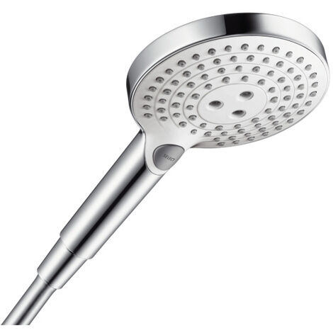 HANSGROHE Douchette Raindance SELECT S 120 EcoSmart 3 jets-Blanc/Chrome 26531400