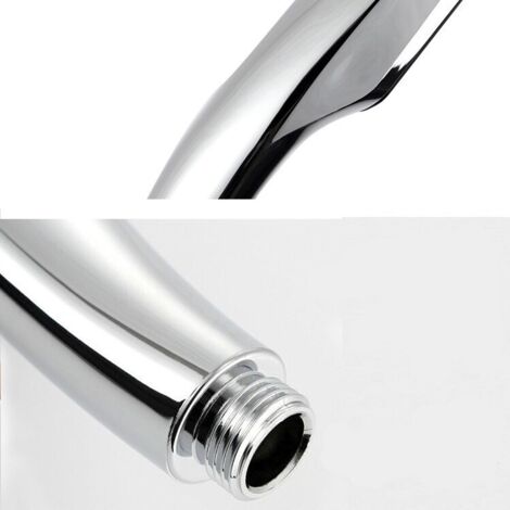 Douchette haute pression, finition chromée miroir, interface universelle 4 en 1, pommeau de douche à pression renforcée 300 trous, environ 70 g.