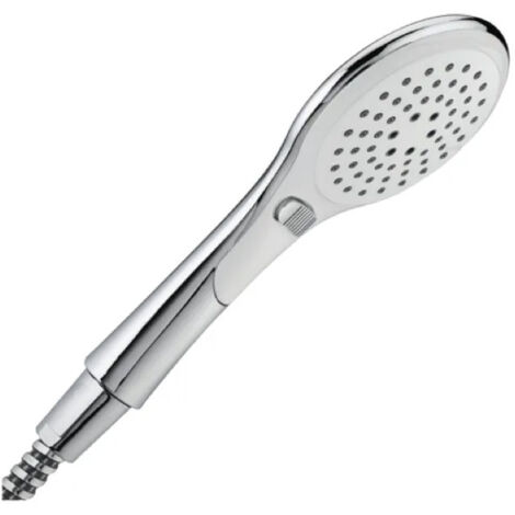 Douchette Inouie ABS chromé, 3 jets, diamètre 100 mm, 8 l/min