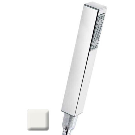 Douchette laiton jet de pluie CUBE blanc mat - Bossini B00255045