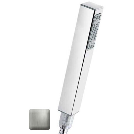 Douchette laiton jet de pluie CUBE nickel satiné - Bossini B00255094