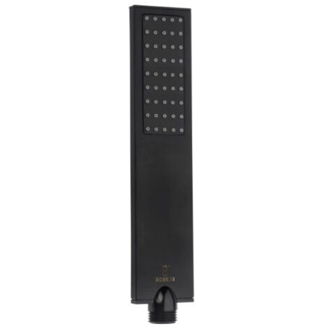 Douchette laiton jet de pluie flat one noir mat BLACK & WHITE - BOSSINI B00270073