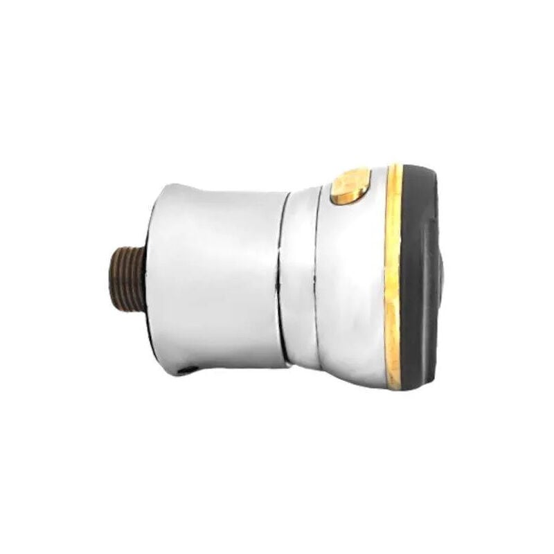 Douchette latérale orientable hydromassante Hansa duojet s, chromé/or