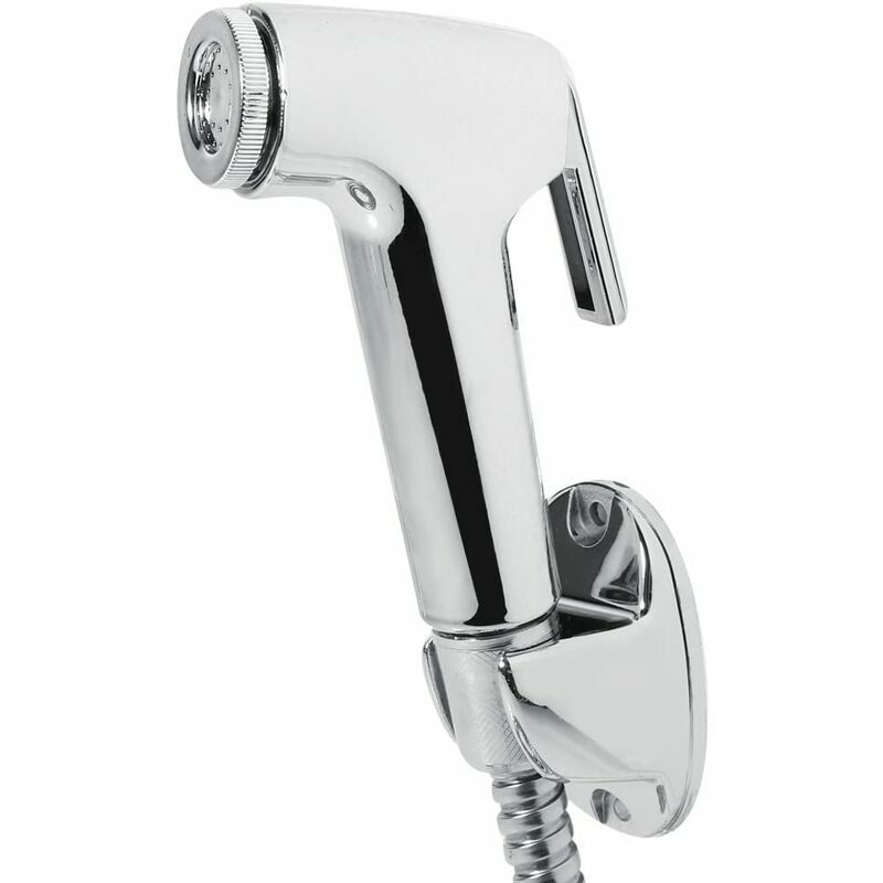 Douchette à Main Bidet Douchette Bidet Multifonctions wc Bidet Pulvérisateur de Douche Ensemble avec Support de Tuyau et Support Mural Shattaf