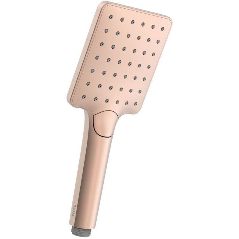 Tres Grifería - tres 29963113OPM eco-drop Ducha De Mano Oro Rosa Mate - ref: 29963113OPM